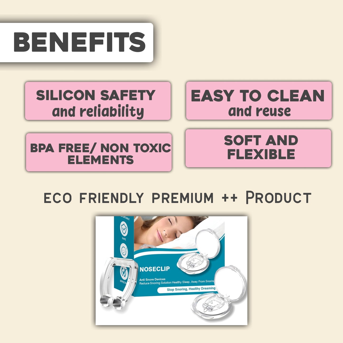 Anti Snoring Nose Device For Men & Women